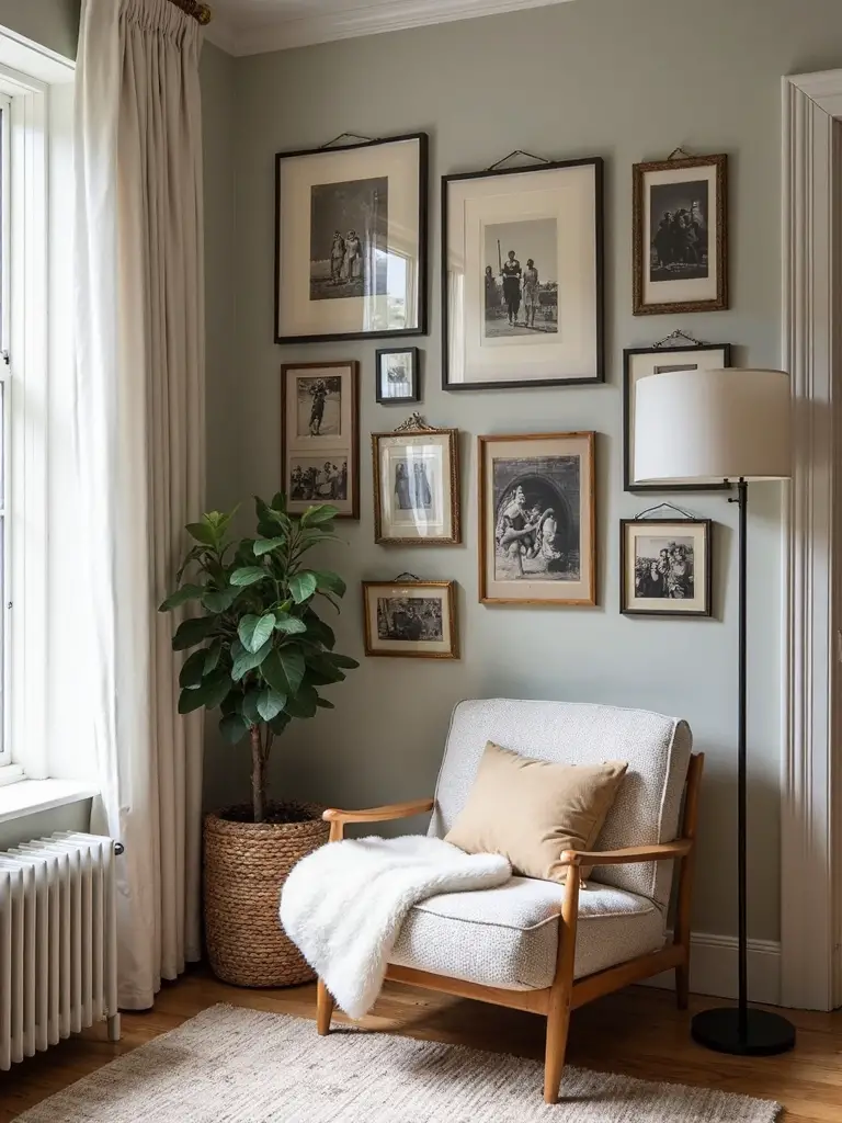 personal storytelling gallery wall