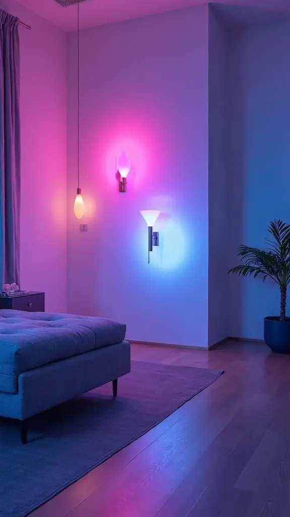 personalized color changing responsive wall lighting