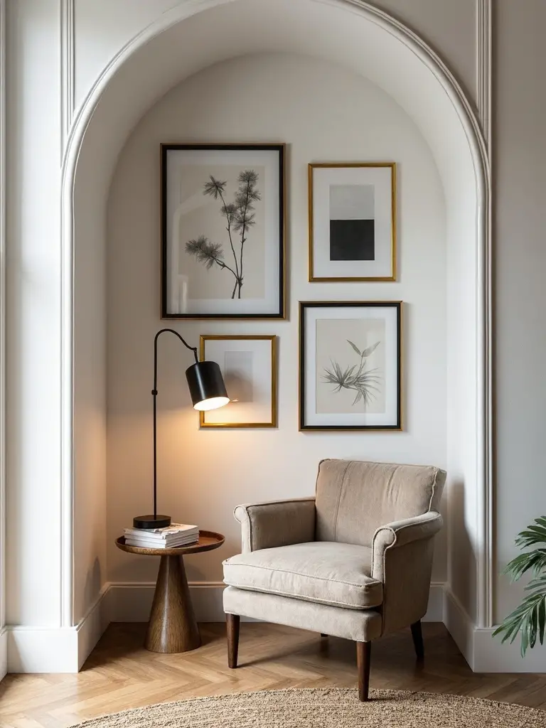 personalized curated gallery wall showcase