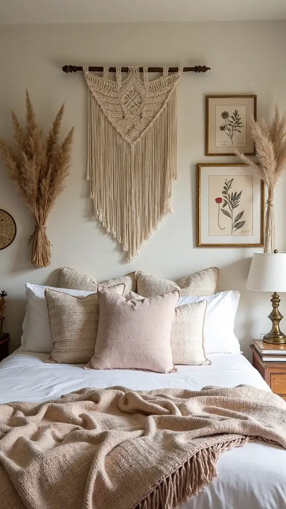 personalized sophisticated bohemian handcrafted wall art