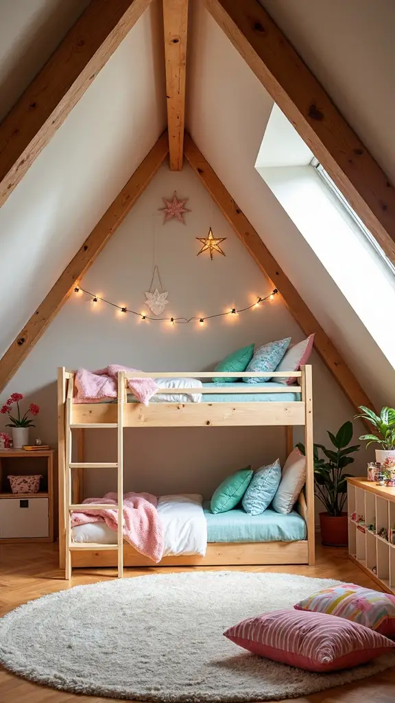 playful kids attic bedroom creativity