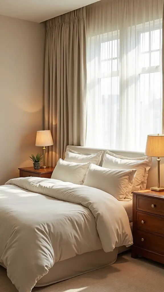 refined beige bedroom sophistication