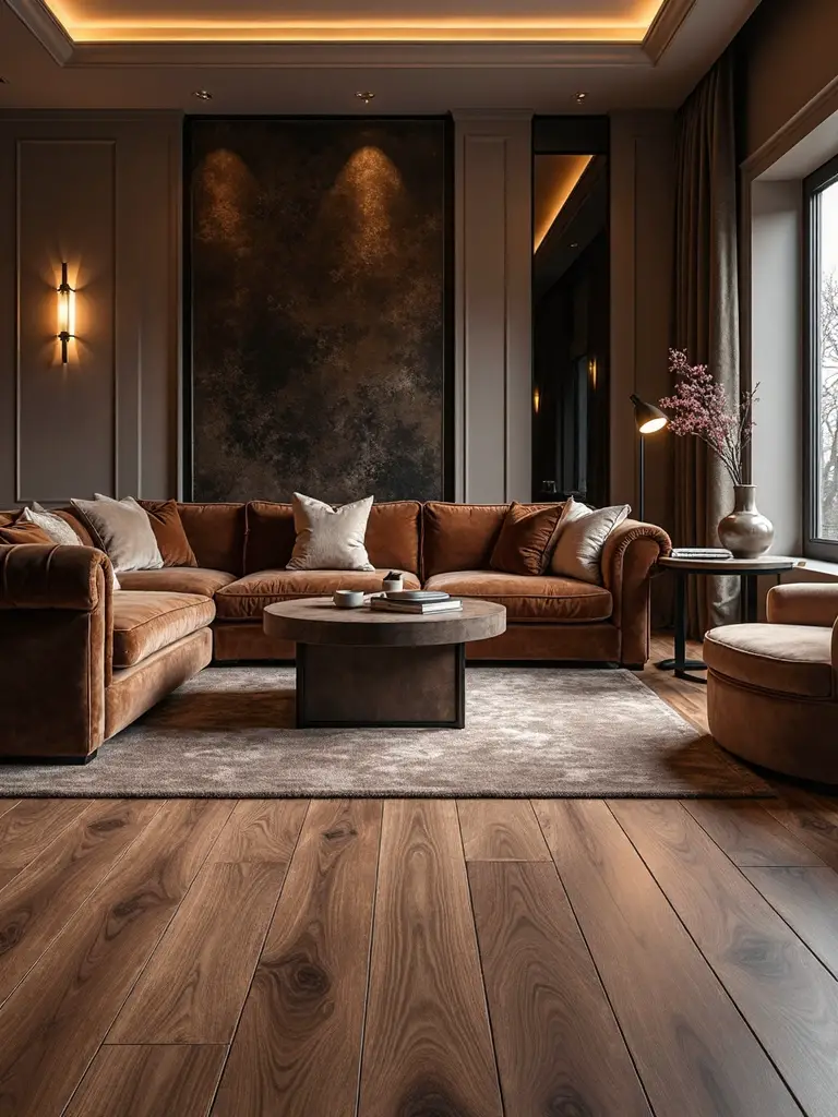 refined elegant wood look tile spaces