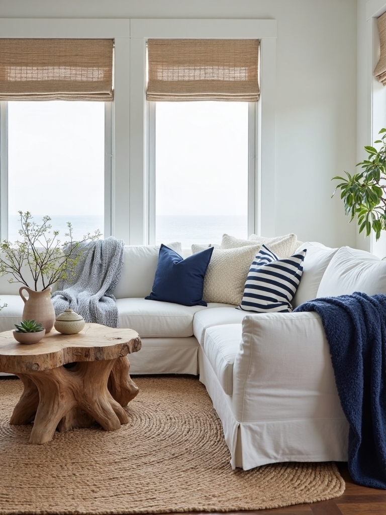 relaxed coastal living room charm