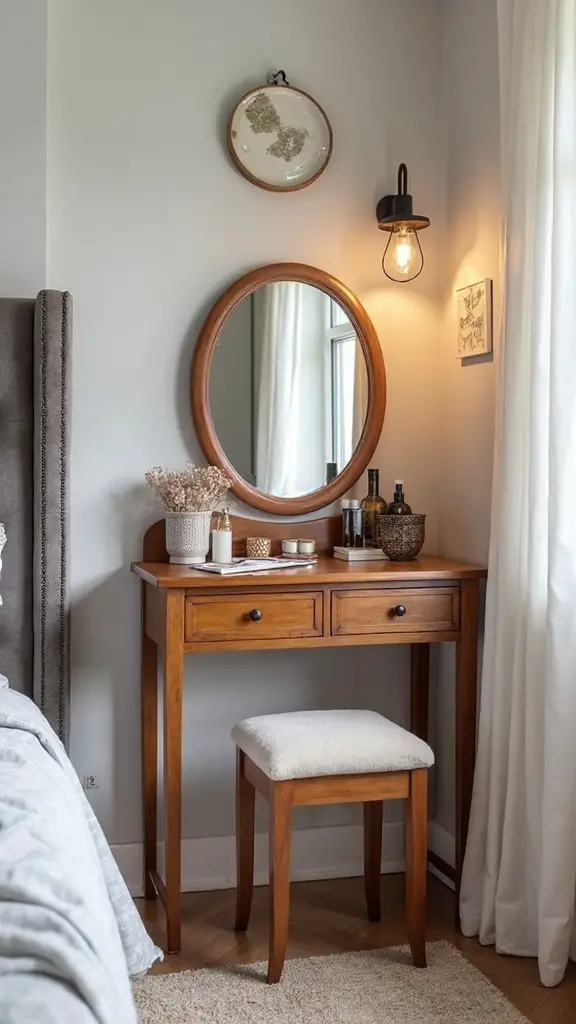 repurpose compact console table