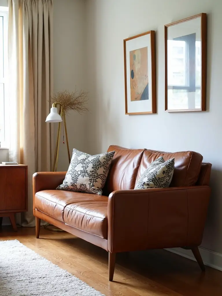 retro sleek sophistication warm accents