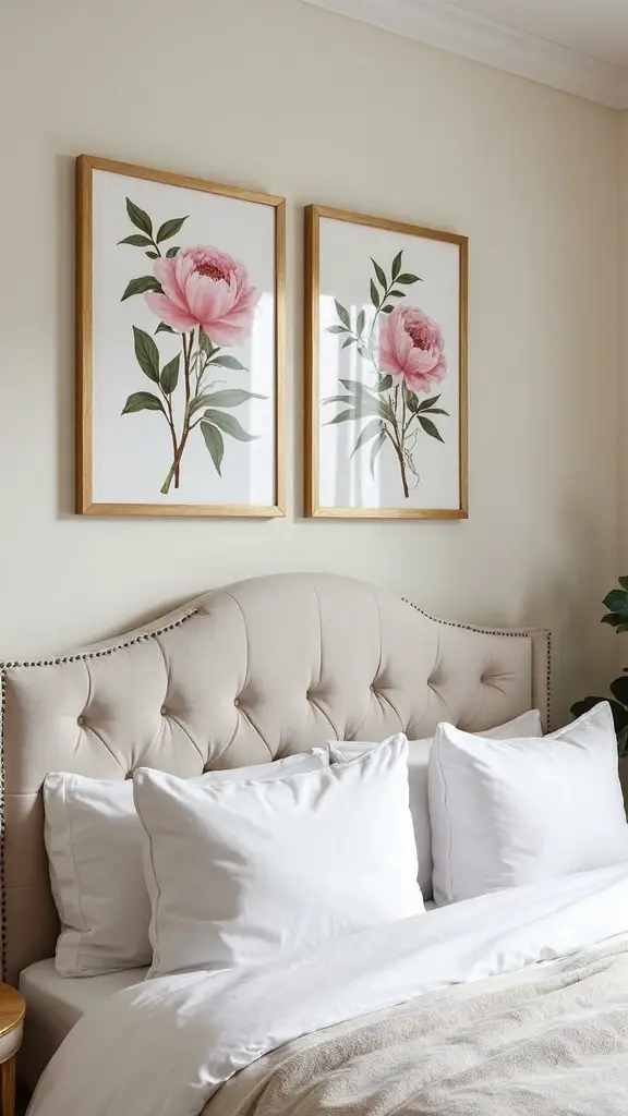 romantic nature inspired bedroom decor