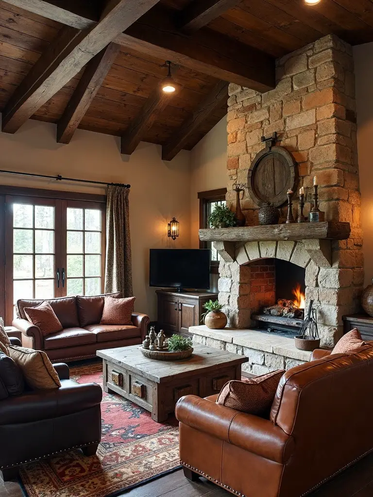 rustic cozy country house retreat