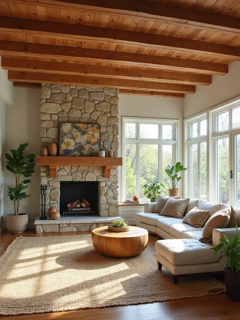 rustic natural grounded organic elements