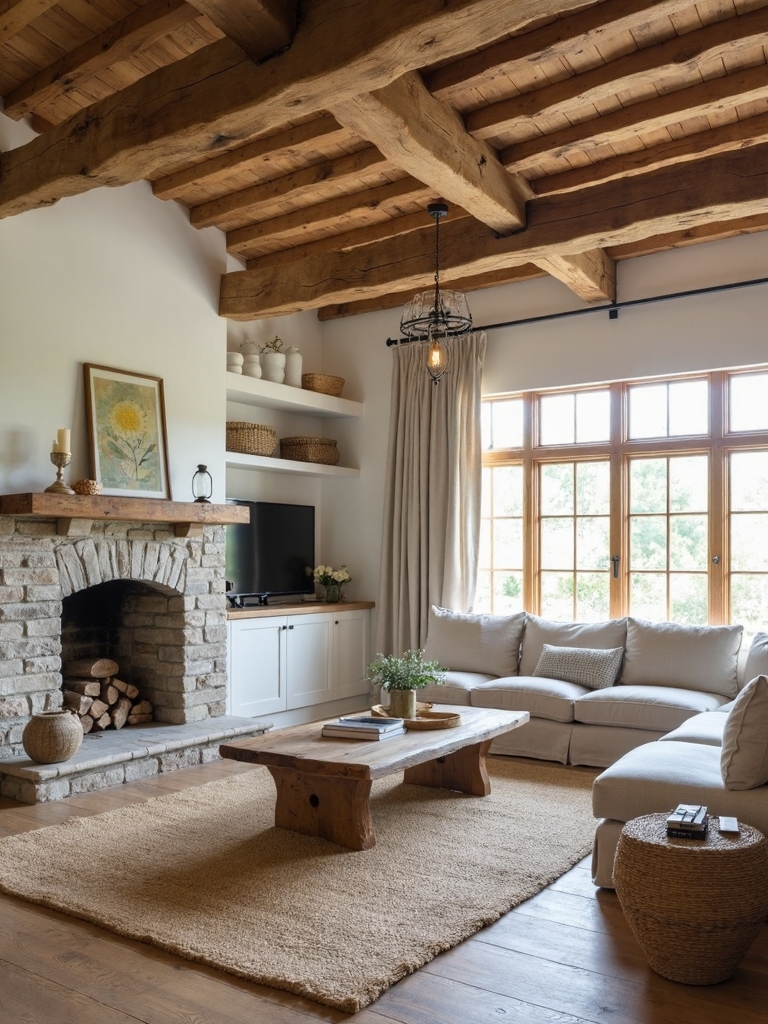 rustic natural textural cozy