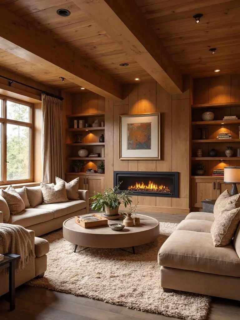 rustic natural warm inviting