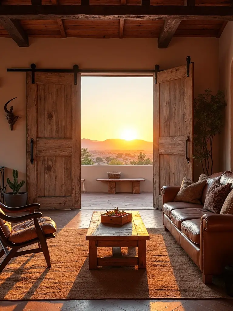 rustic serene expansive tranquil