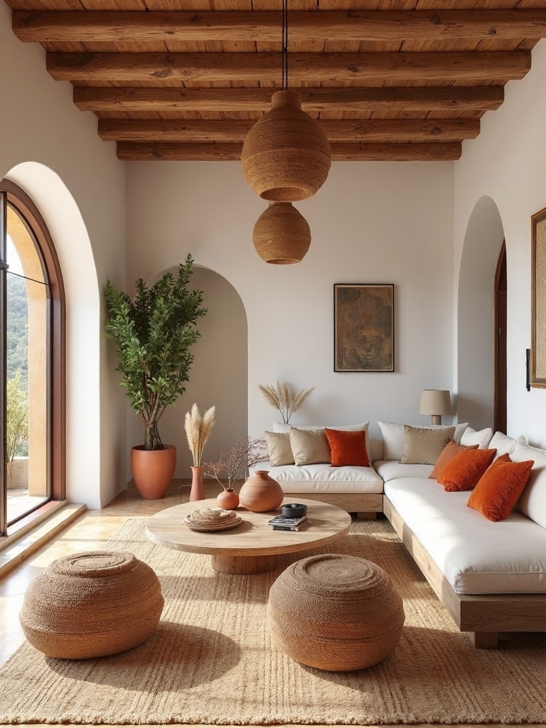 rustic spanish boho living retreat