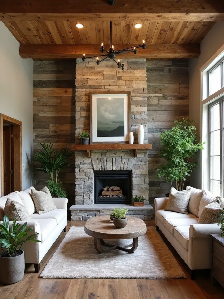 rustic timeless nature inspired reclaimed