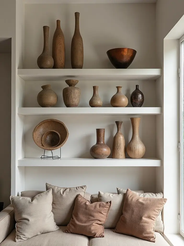 sculptural statement pieces curate refined aesthetics