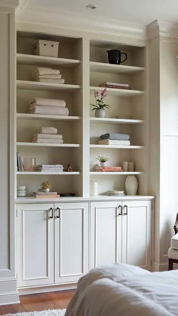seamless custom space saving recessed storage