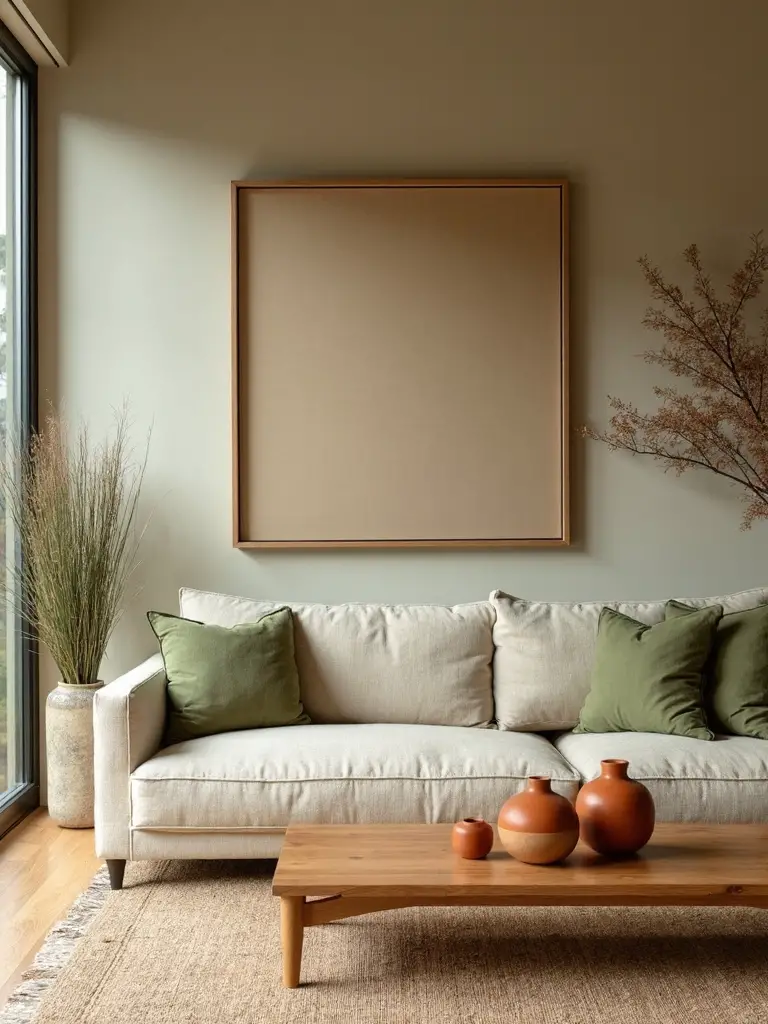 serene earthy muted tones retreat