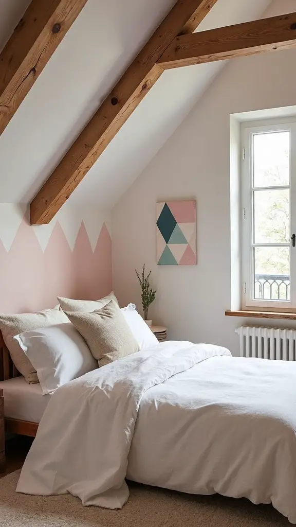 simple paint patterns transform attics