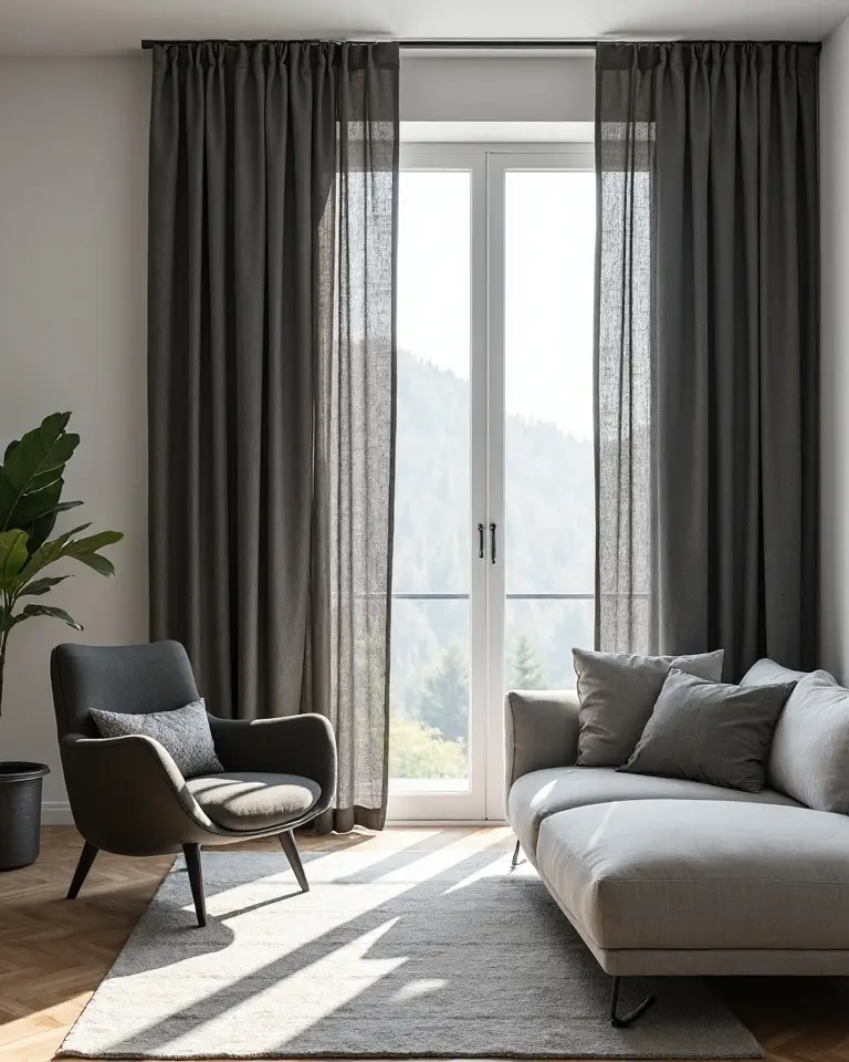 20 Sleek Modern Curtains Living Room Designs That Instantly Upgrade Your Space