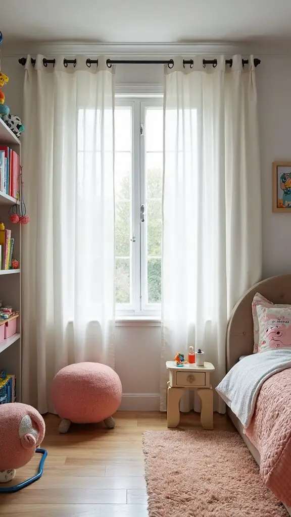 sleek streamlined grommet curtain designs