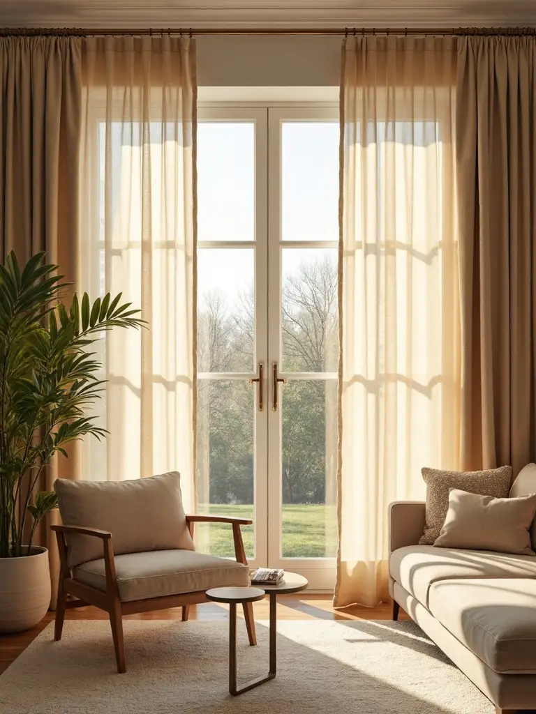 soft natural versatile durable linen curtains