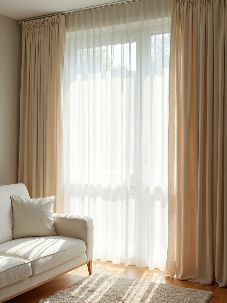 soft neutral blackout curtain elegance