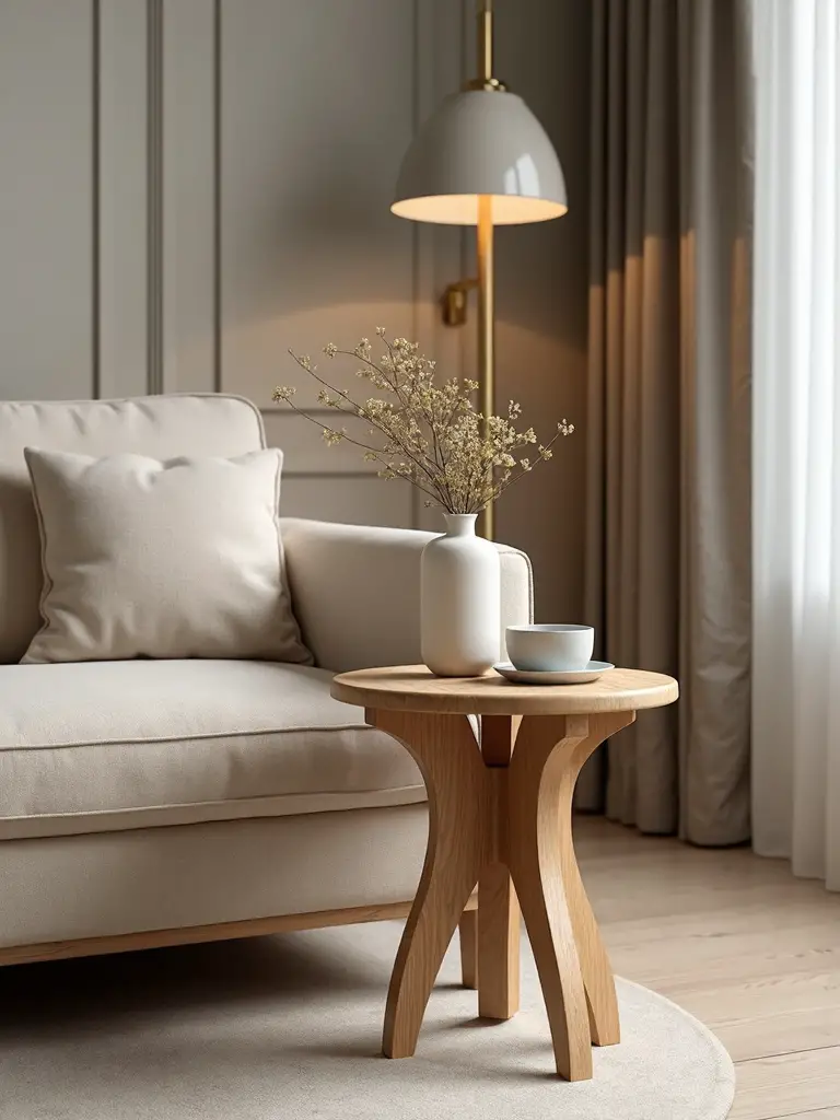 softened flowing contrasting multipurpose tables
