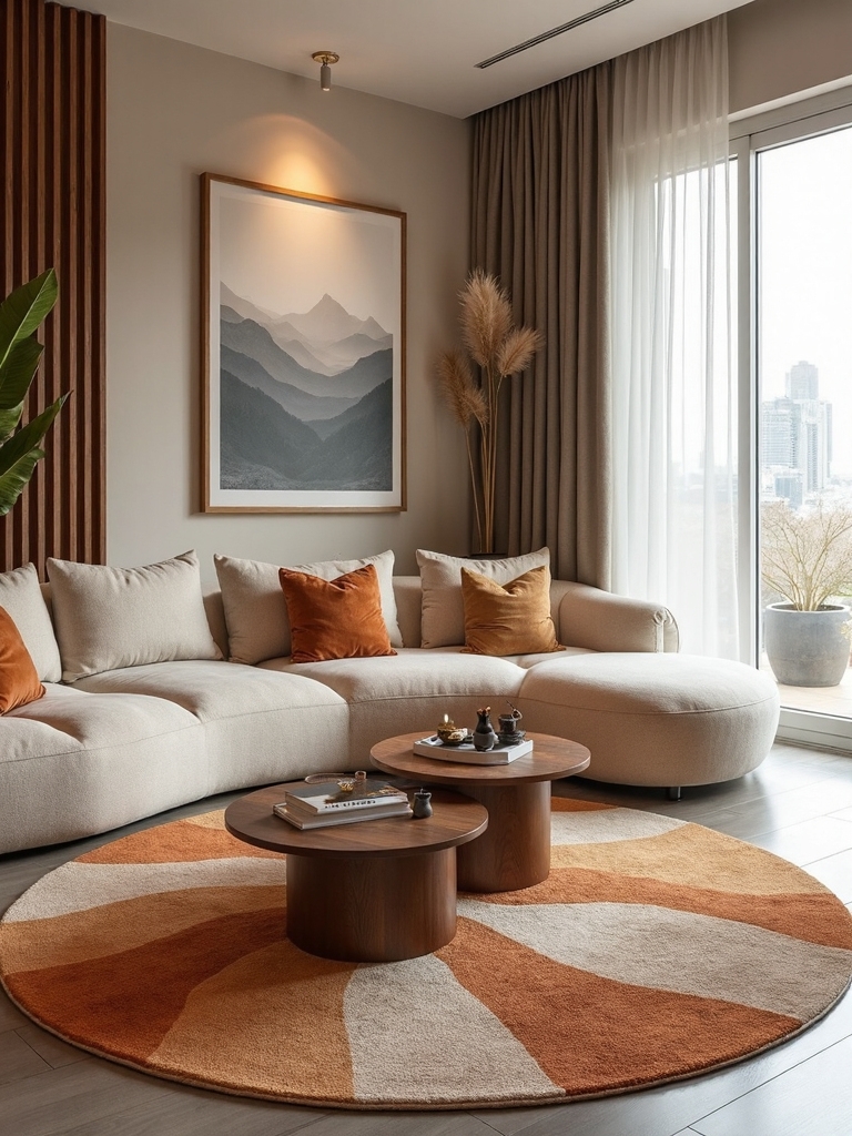 softening rigid contemporary spaces