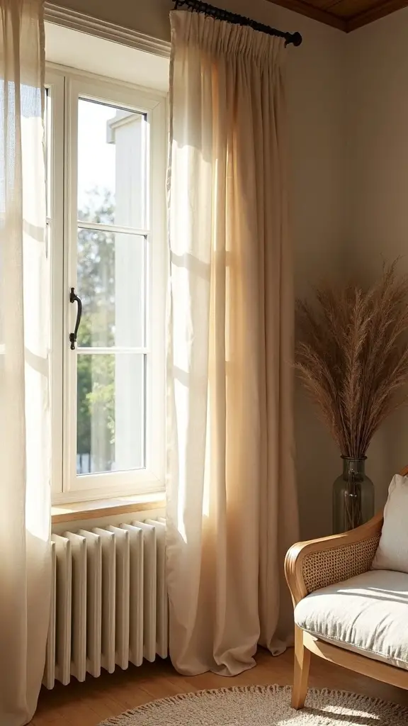 softly filtered natural light ambiance