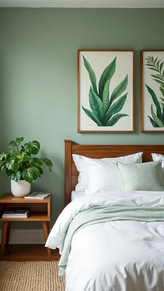 soothing nature inspired bedroom decor