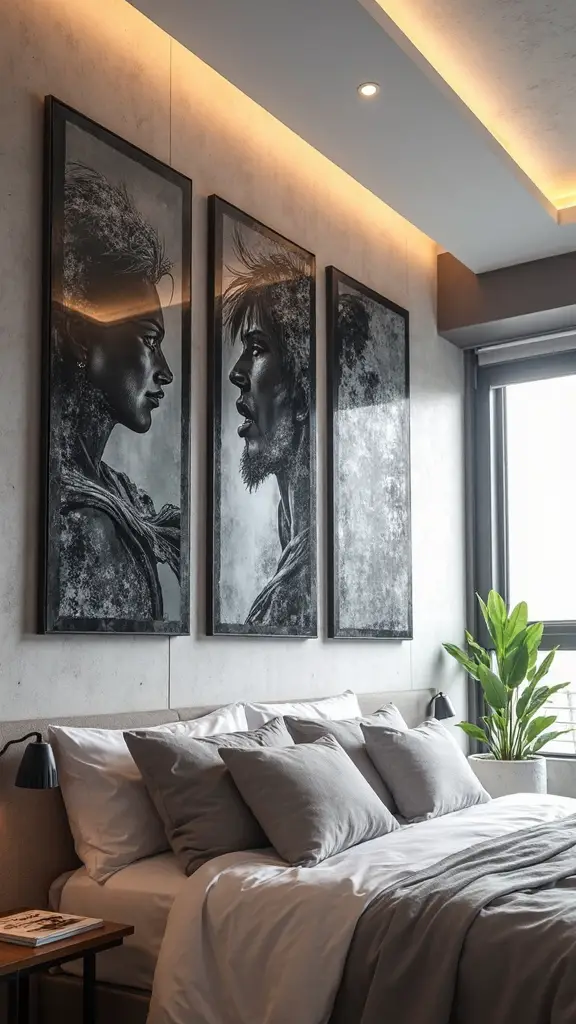 sophisticated anime character wall decor