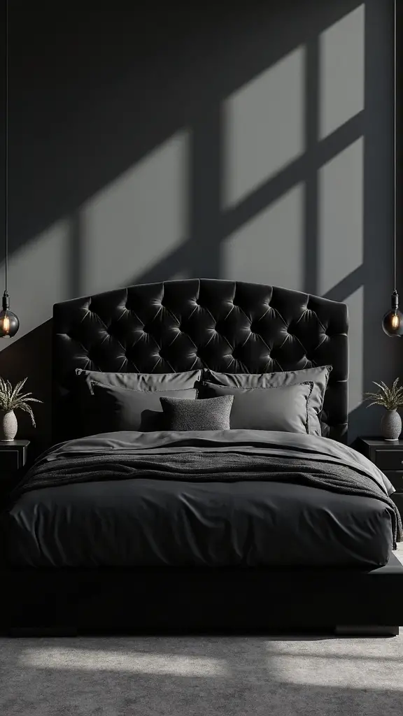 sophisticated elegant dramatic monochromatic