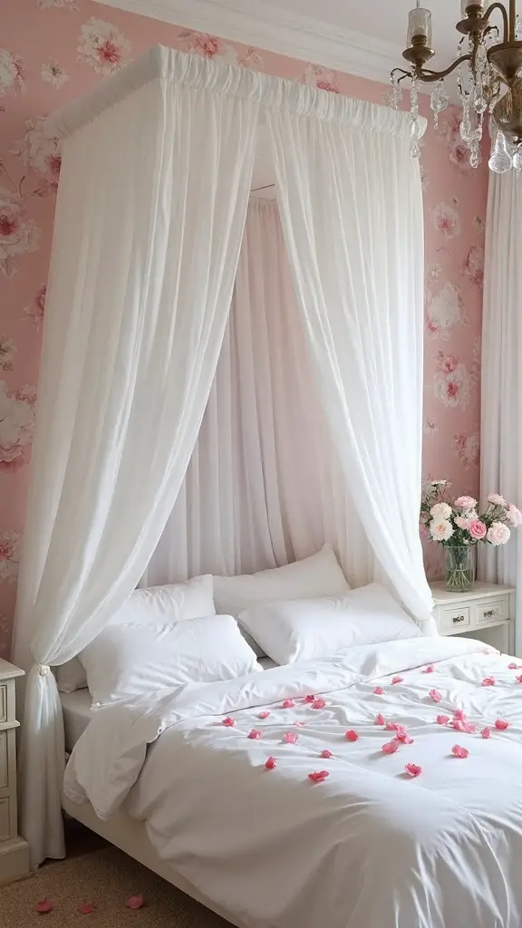 sophisticated floral garden inspired bedroom oasis