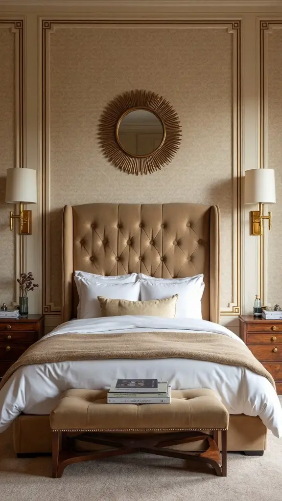sophisticated glamorous earthy elegant