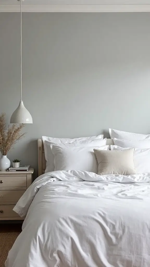 sophisticated grey retreat with white accents