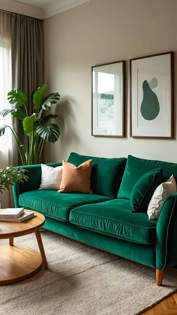 sophisticated luxurious bold emerald statement