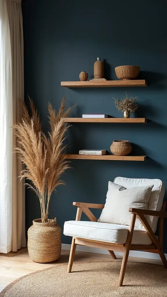 sophisticated natural harmonious focal point