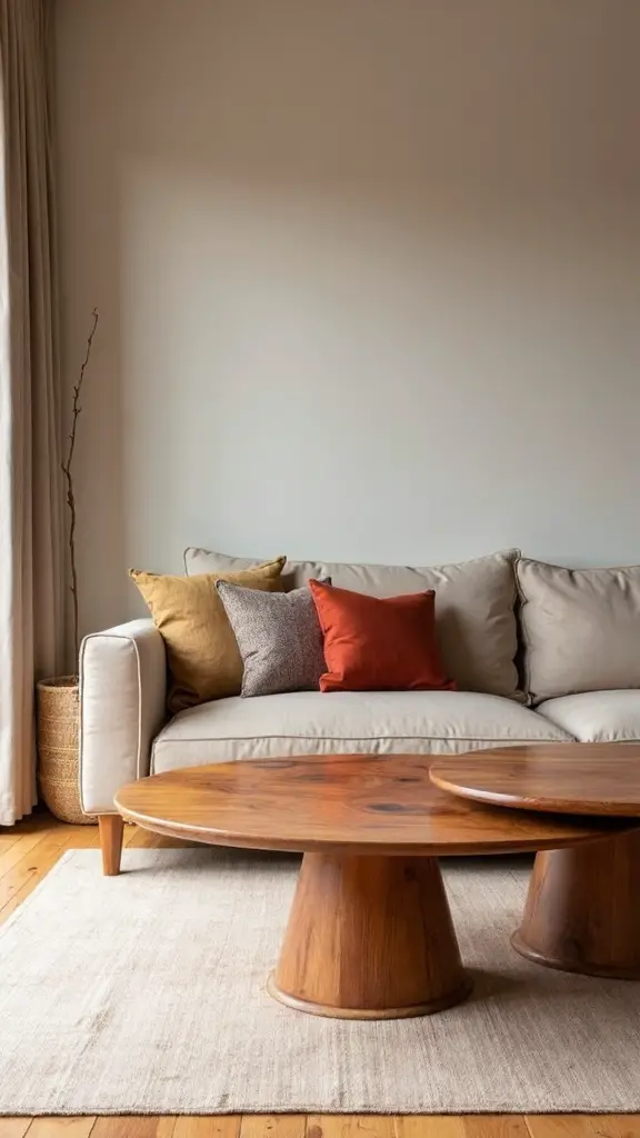 sophisticated natural material color accents