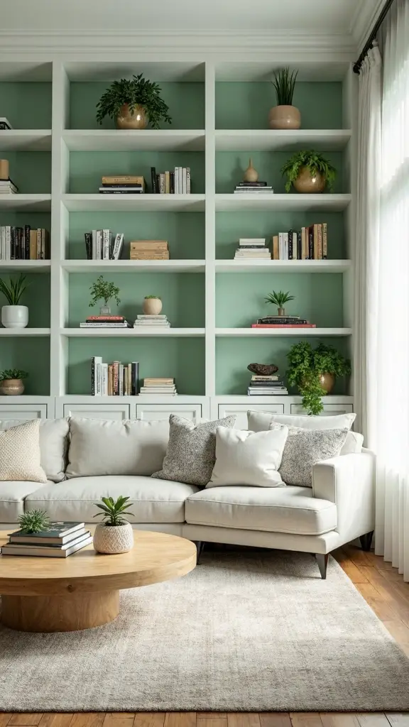 sophisticated retreat with pistachio accents