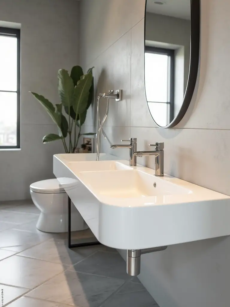 space saving corner wash basins