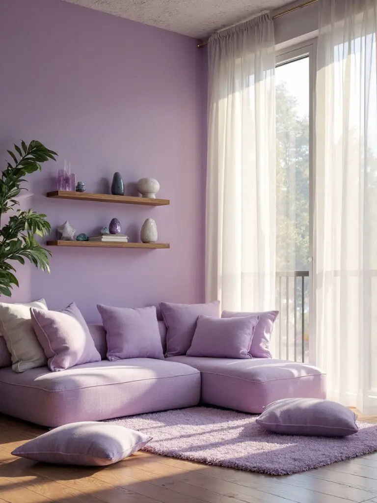 spiritual transformation through lavender purple