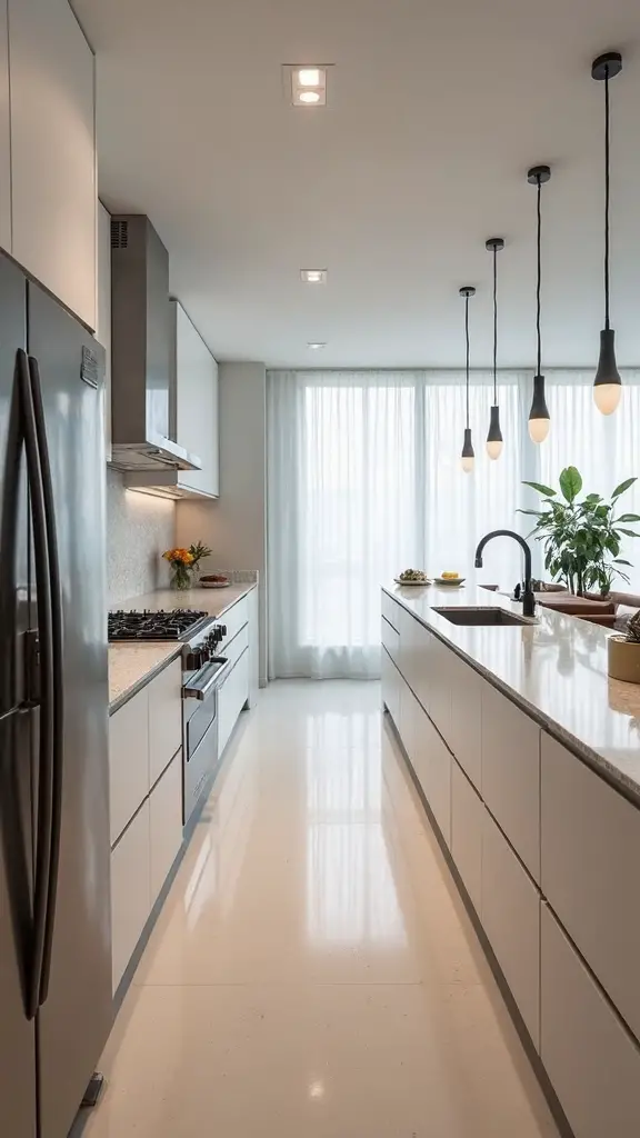 streamlined kitchen workflow minimized movement efficient design