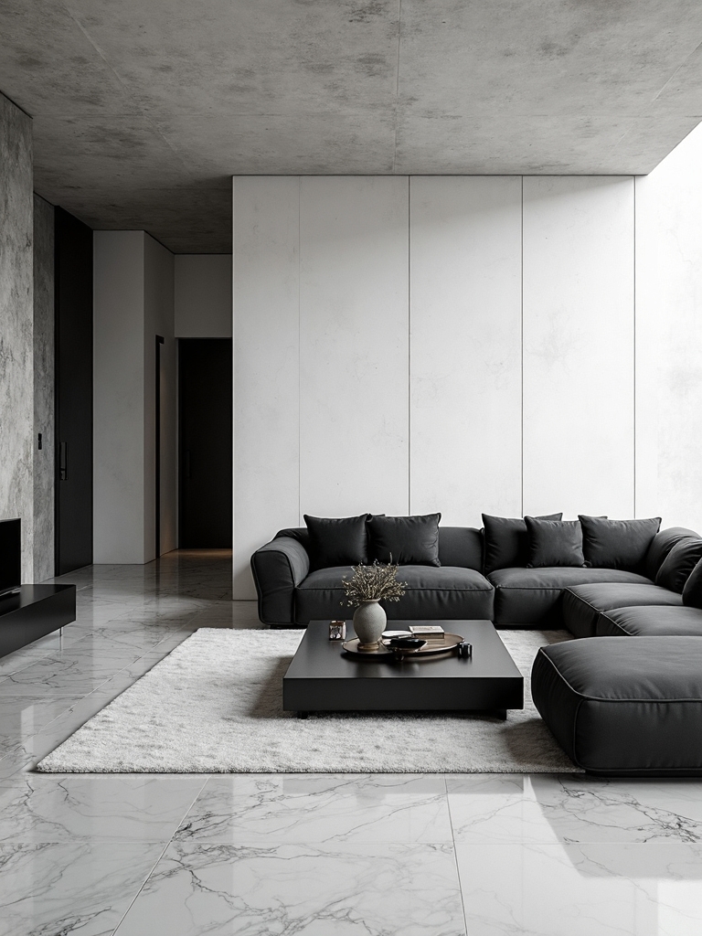 striking juxtaposition of design elements