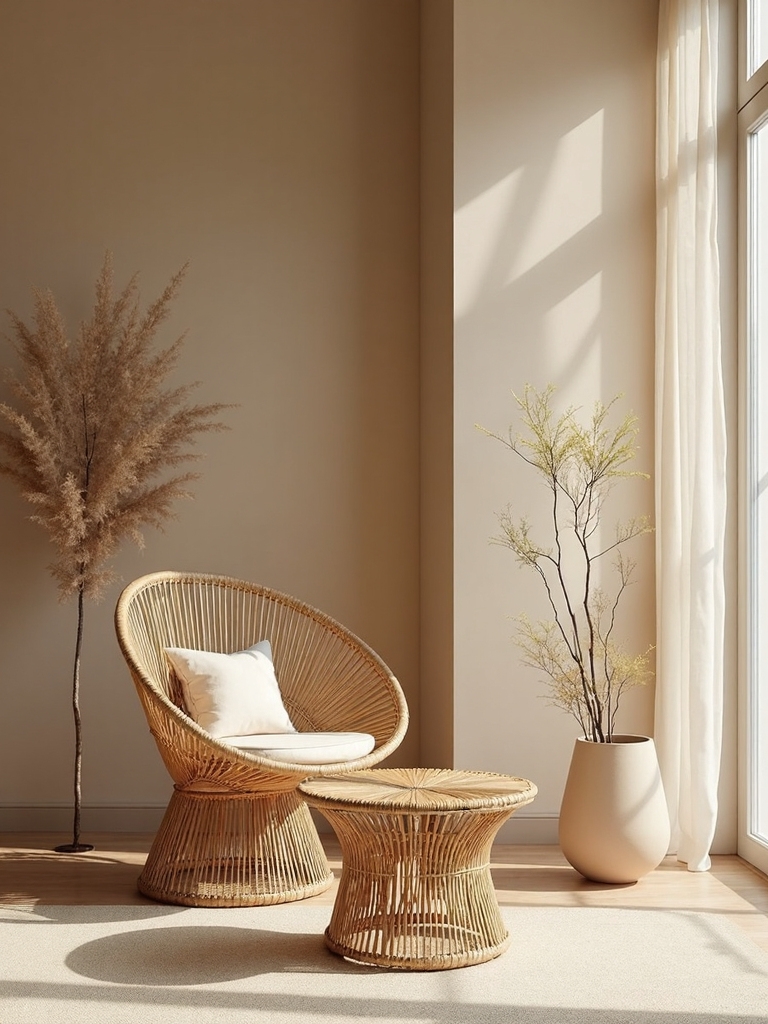 striking sculptural statement chair