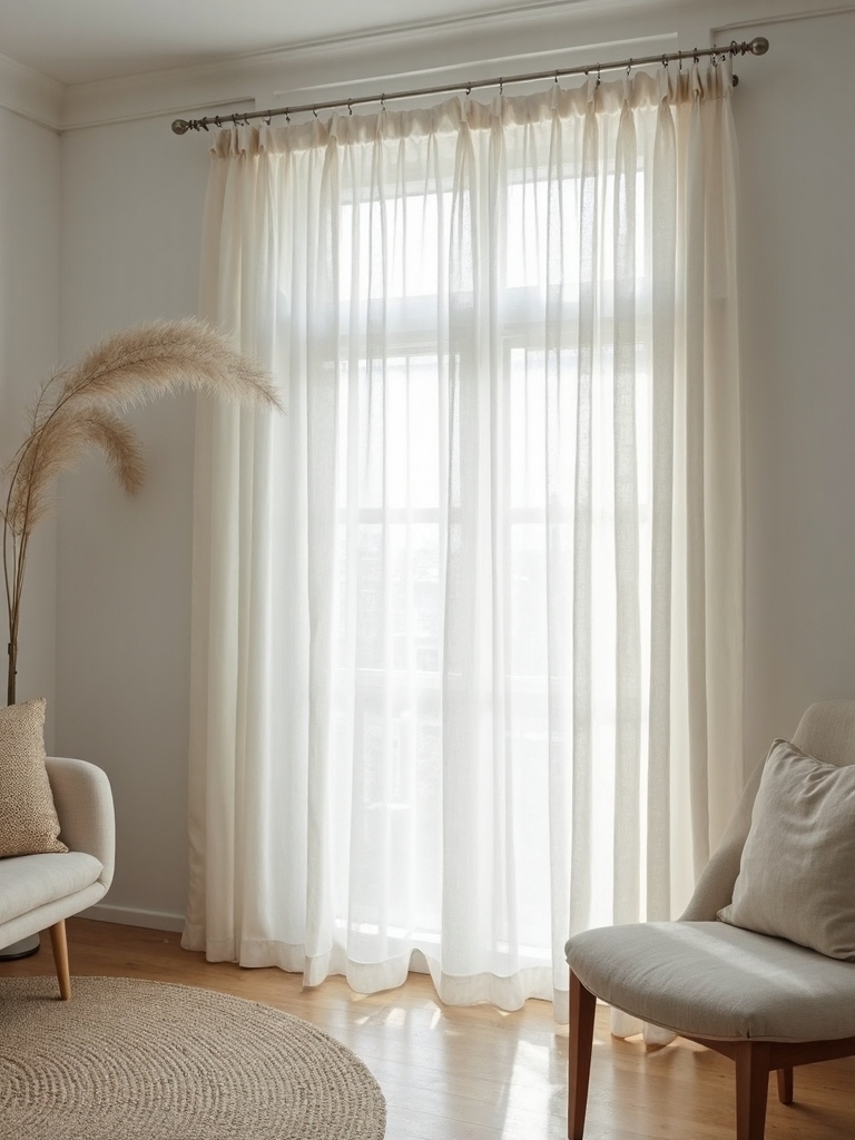 textured curtains subtle visual interest