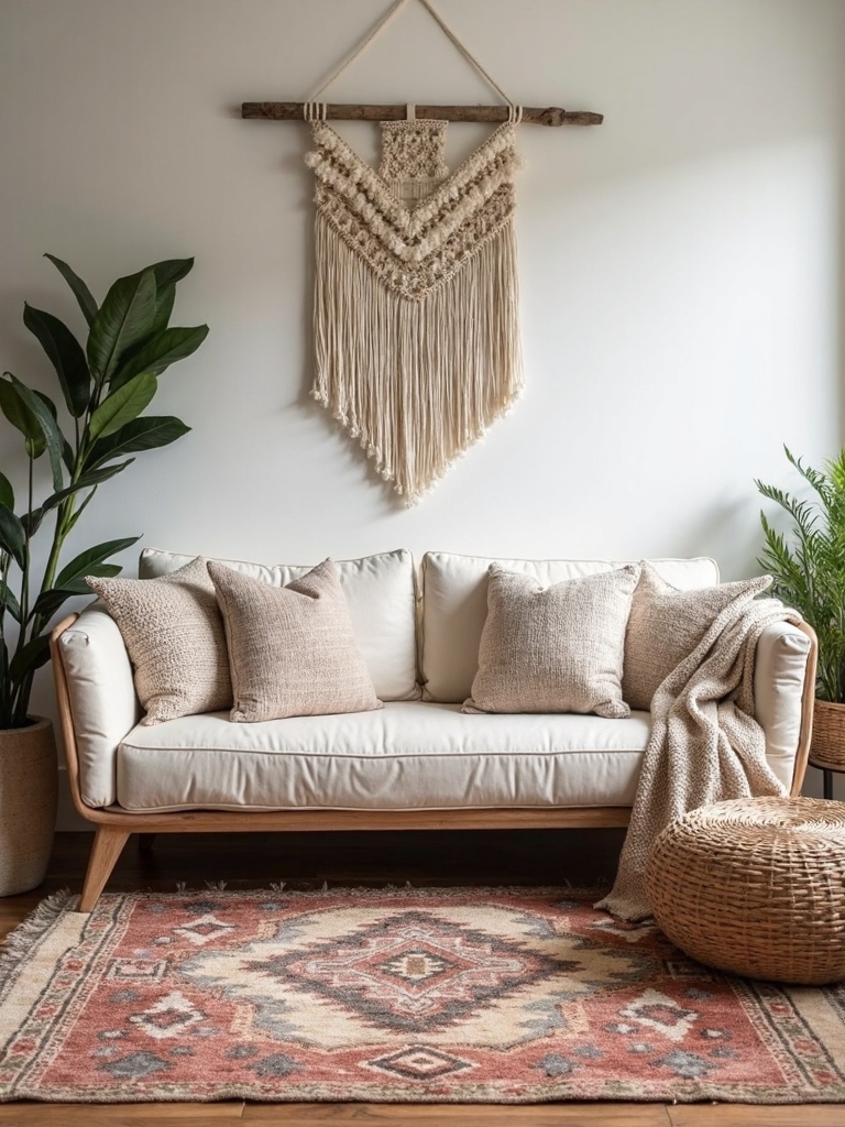 textured eclectic bohemian minimalist