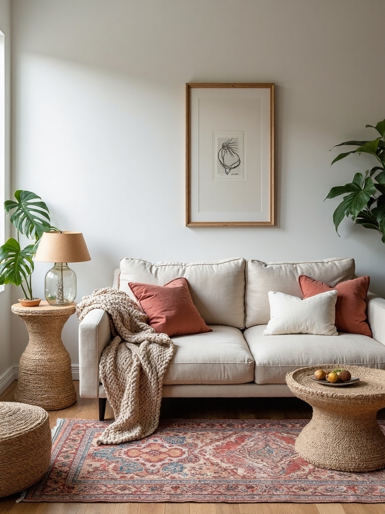 textured layers create cozy appeal