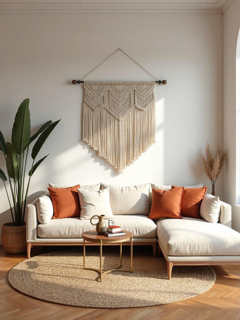 thoughtful boho minimalist color texture blend