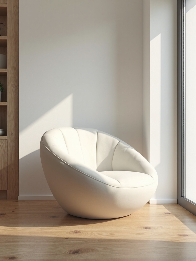 thoughtful curated minimalist statement chairs