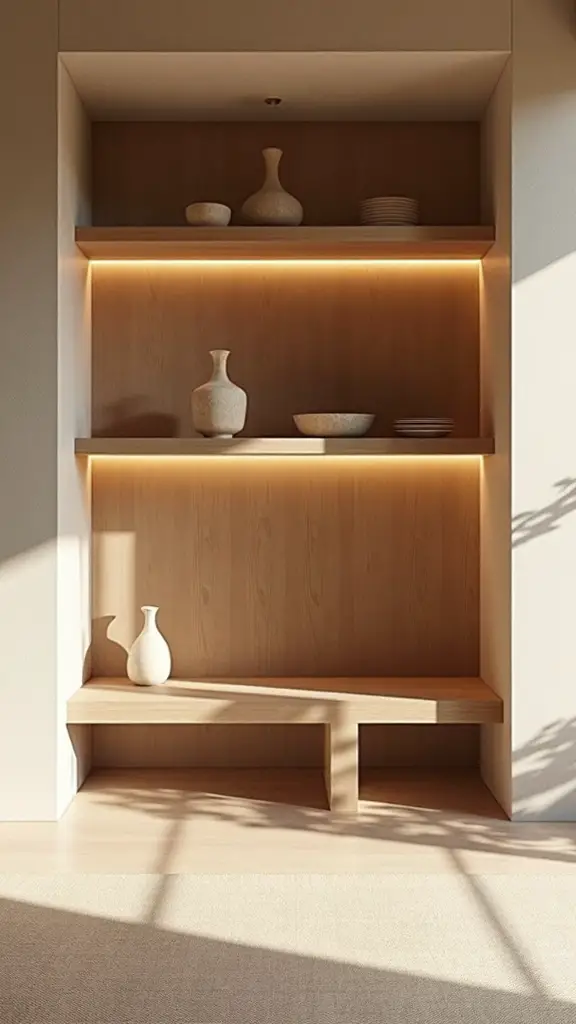 thoughtful minimalist curated focal points